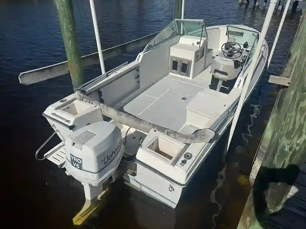 Boat cockpit interior