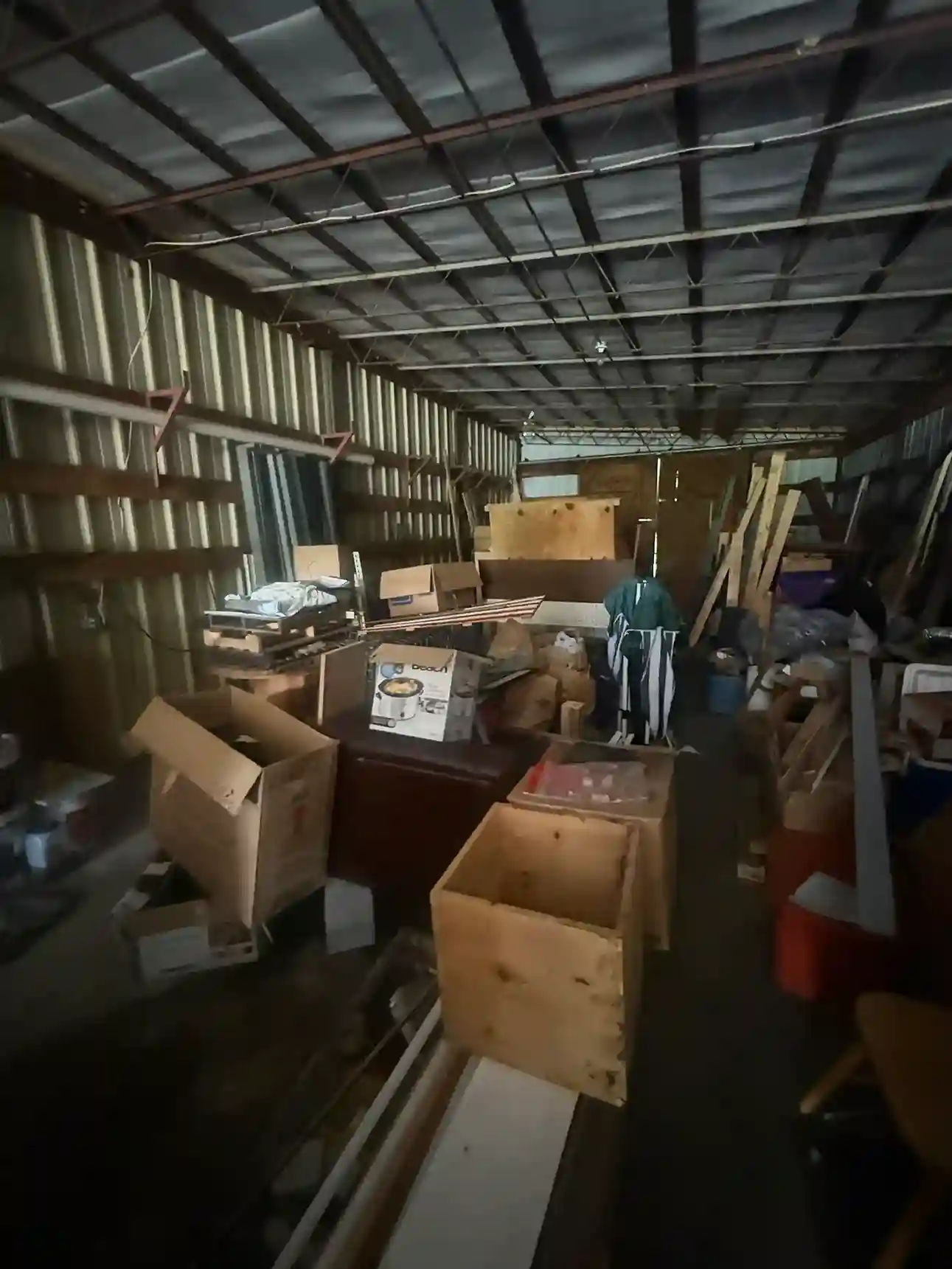 Storage room full of boxes